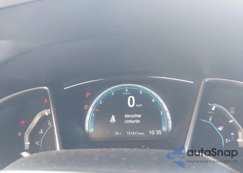 2016 Honda Civic Ex из США, поврежденный, VIN 19XFC2F74GE013577